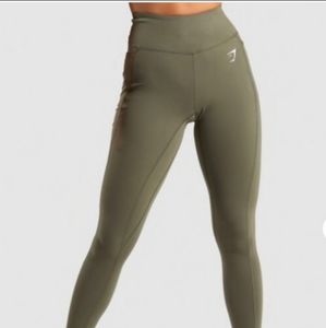 Gymshark Dreamy Leggings Olive Green Small